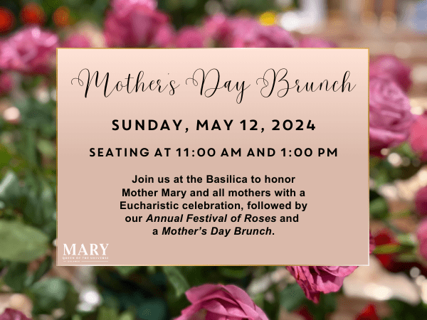 May 12, 2024 – Mother’s Day Brunch